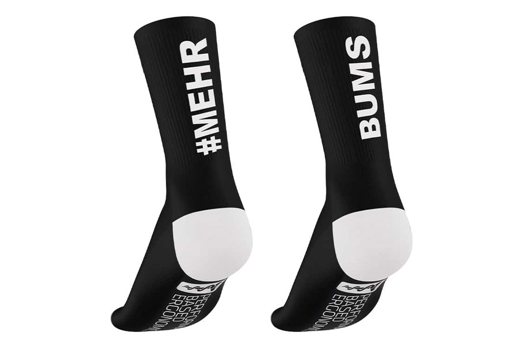 SQlab Socks-One11 Sportsocken mit coolem Design und klimaregulierendem Material mit Merinowolle