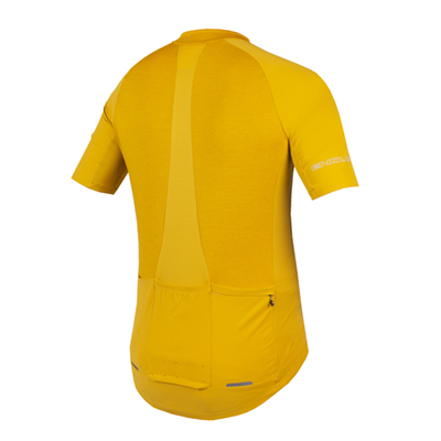 Endura GV500 Reiver S/S Jersey - Mustard- Rückansicht