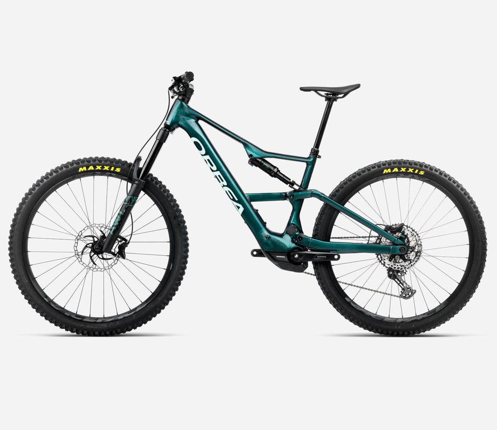 Orbea Rise LT H20 2025, Escape Green-Splash Ice Green (Gloss), Seitenansicht