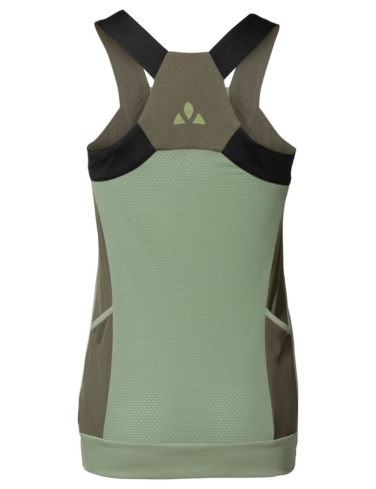 Vaude Women's Matera Top in willow green Rückansicht