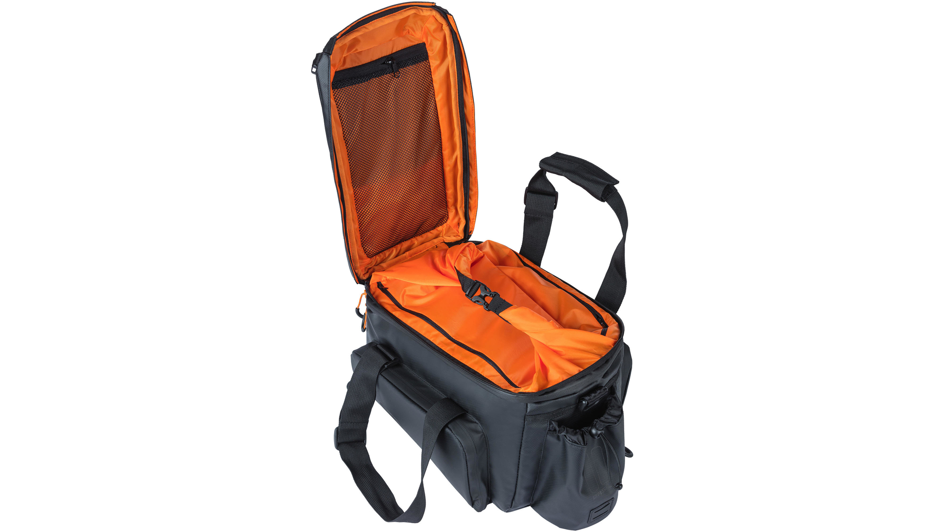 Basil Gepäckträgertasche "Miles XL Pro MIK", black orange