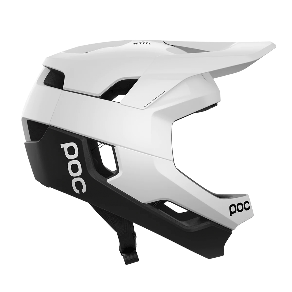 POC Otocon Race MIPS/ Seitenansicht rechts/ Hydrogen White/Uranium Black Matt