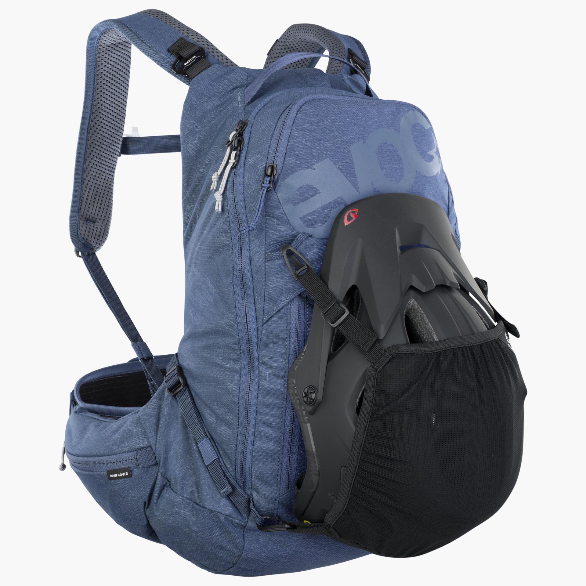 evoc Trail Pro 16L Protektorrucksack - Denim