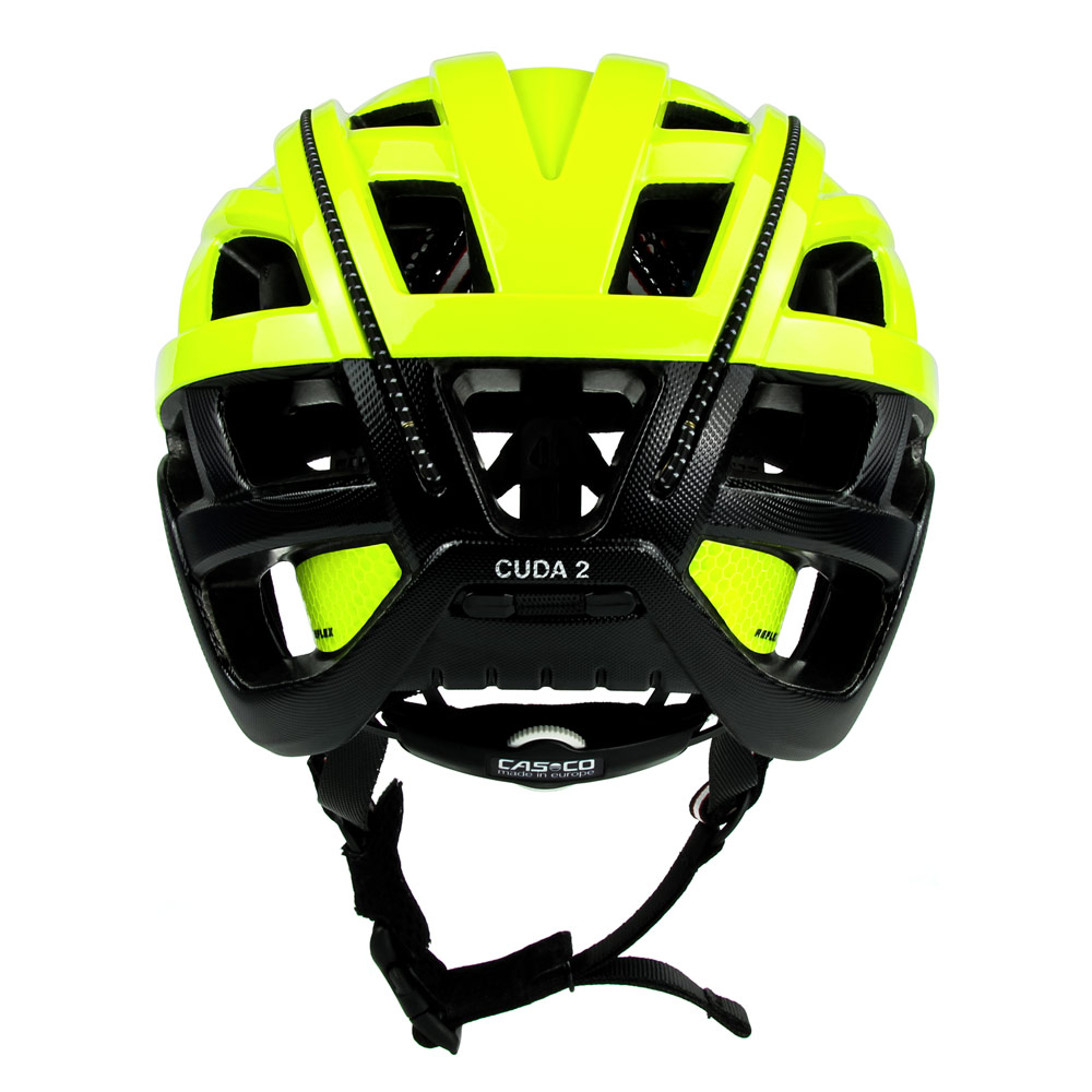 CASCO Cuda 2 Fahrradhelm neon gelb