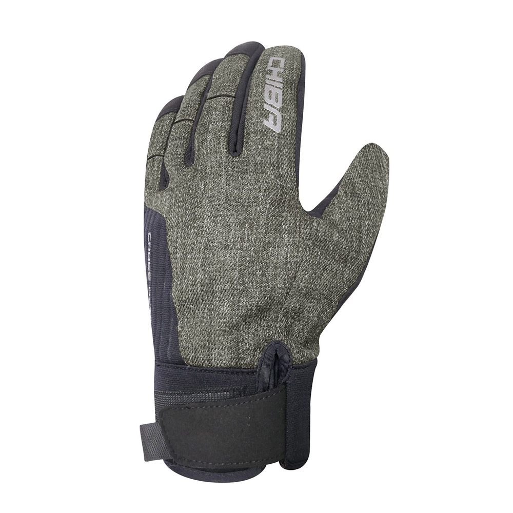 Chiba, Cross Over Winterhandschuh - olive/schwarz, Vorderseite