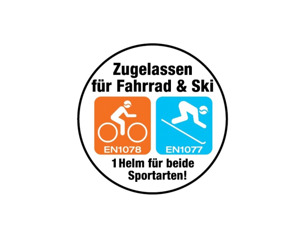 Kinderfahrradhelm Casco für Ski und Fahrrad