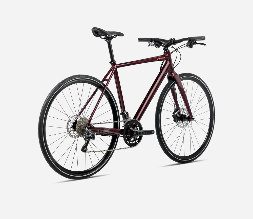 Orbea Vector 25 EQ 2025, Metallic Burgundy Red (Gloss), Rückansicht