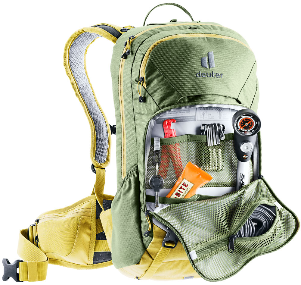 deuter Attack 16 Protektor-Rucksack khaki turmeric grün gelb