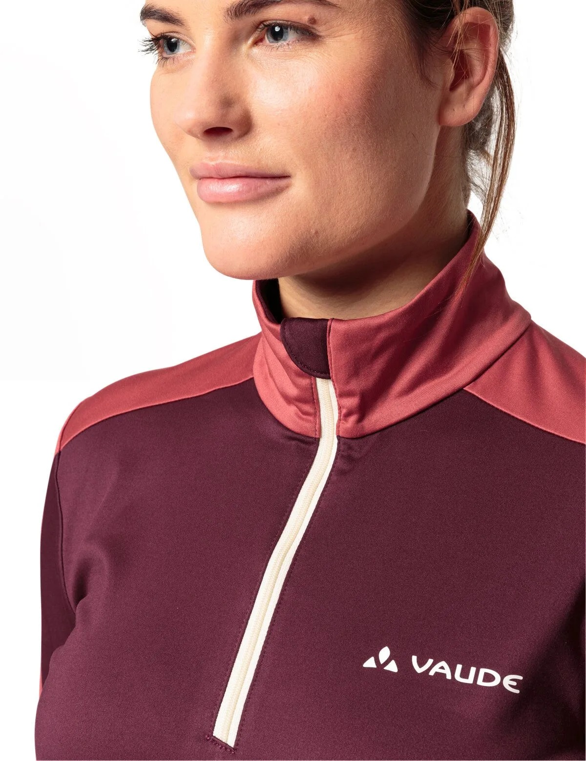 VAUDE Women's Livigno Halfzip II - cassis