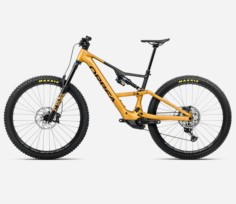 Orbea Rise LT H20 2025, Bumblebee Yellow-Black (Matt), Seitenansicht