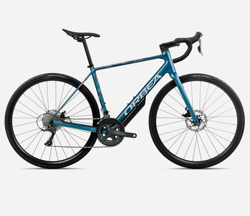 Orbea Avant H60 2025, Slate Blue (Matt) - Halo Silver (Gloss), Seitenansicht