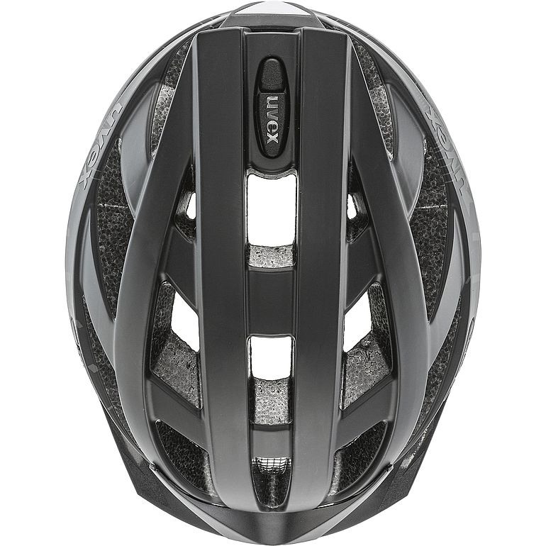 uvex city i-vo Helm, all black matt, Draufsicht