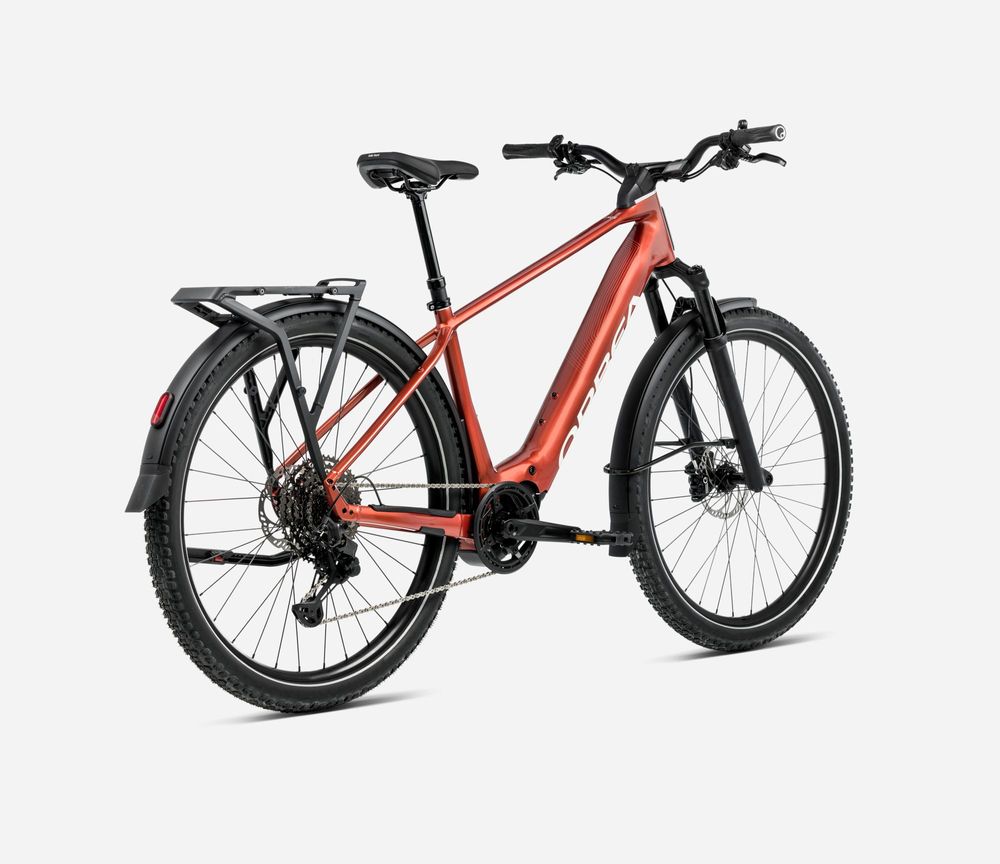 Orbea Kemen ADV 20 2025, Mars Red - Ivory White (Gloss), Rückansicht