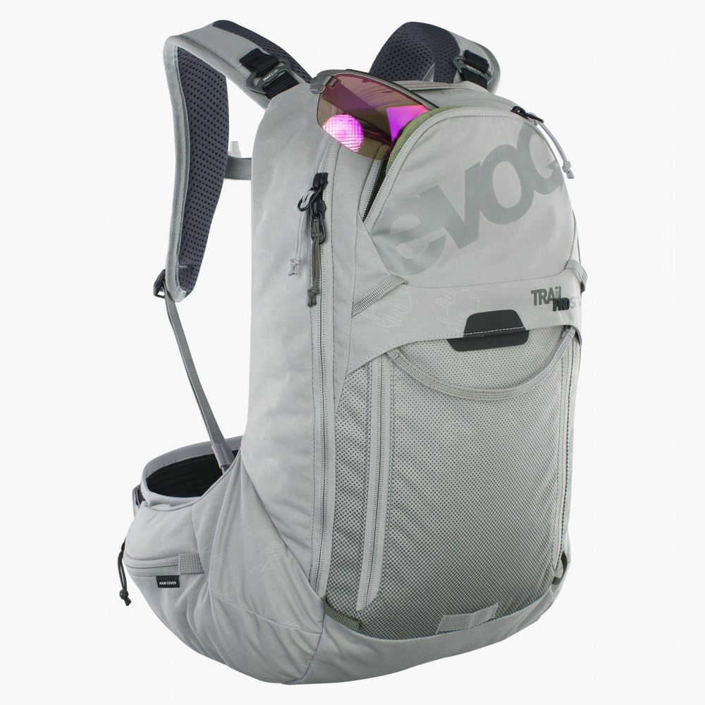 evoc Trail Pro SF 12L Protektorrucksack -  Stone