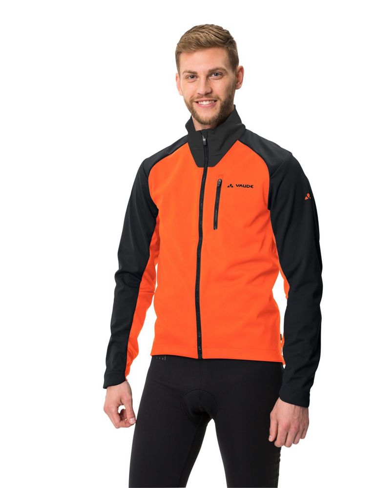 Vaude Men's Posta Softshell Jacket VI in neon orange Vorderseite