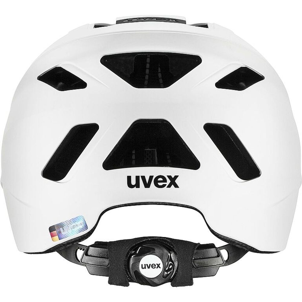 uvex urban planet Helm, white matt, Rückansicht