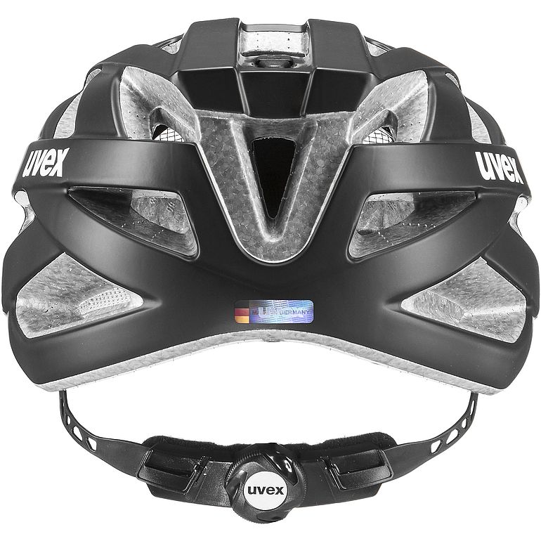 uvex i-vo cc Helm, black matt, Rückansicht