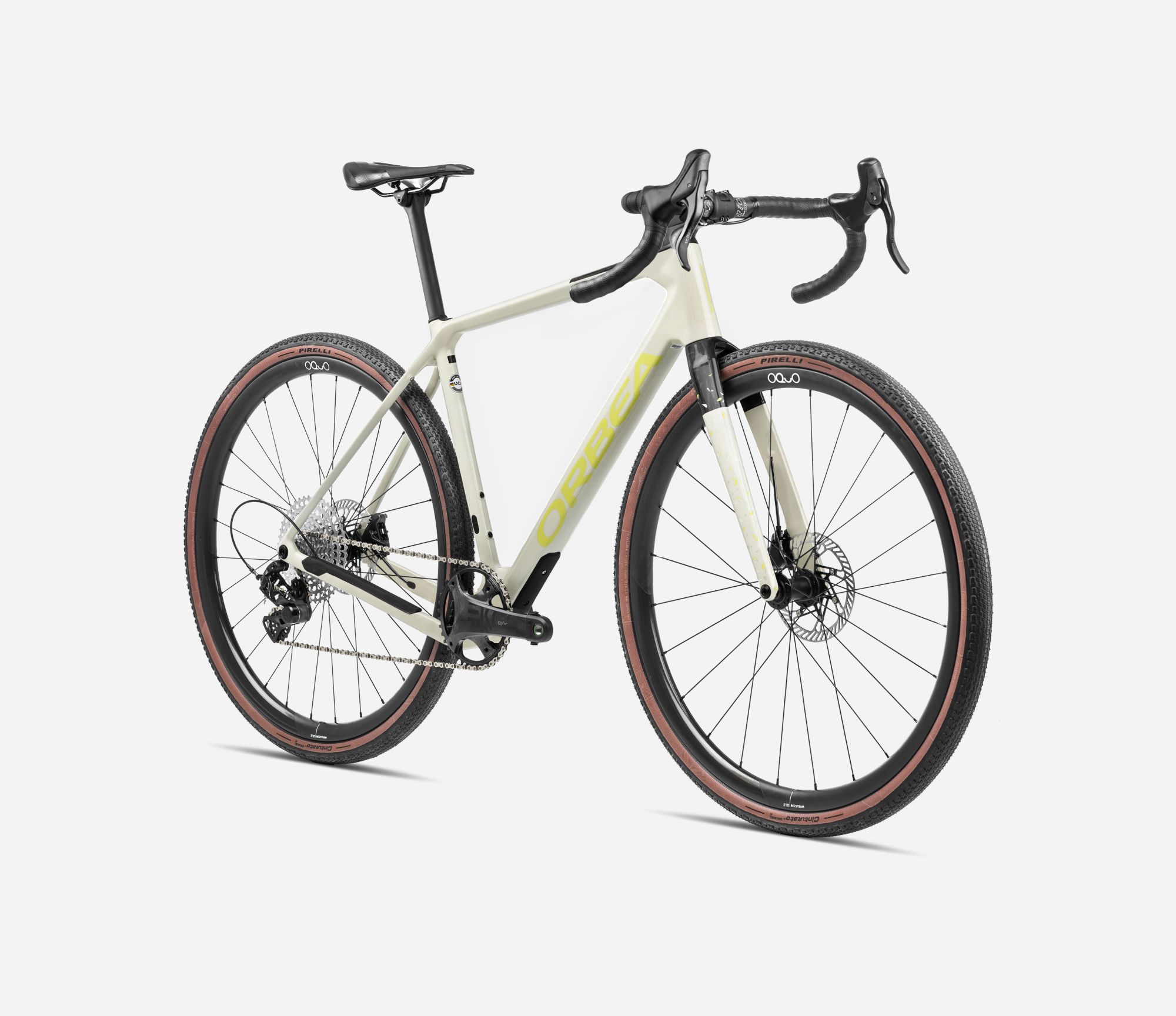 Orbea Terra M22 Team 1X 2024 - Ivory White - Spicy Lime (Gloss)