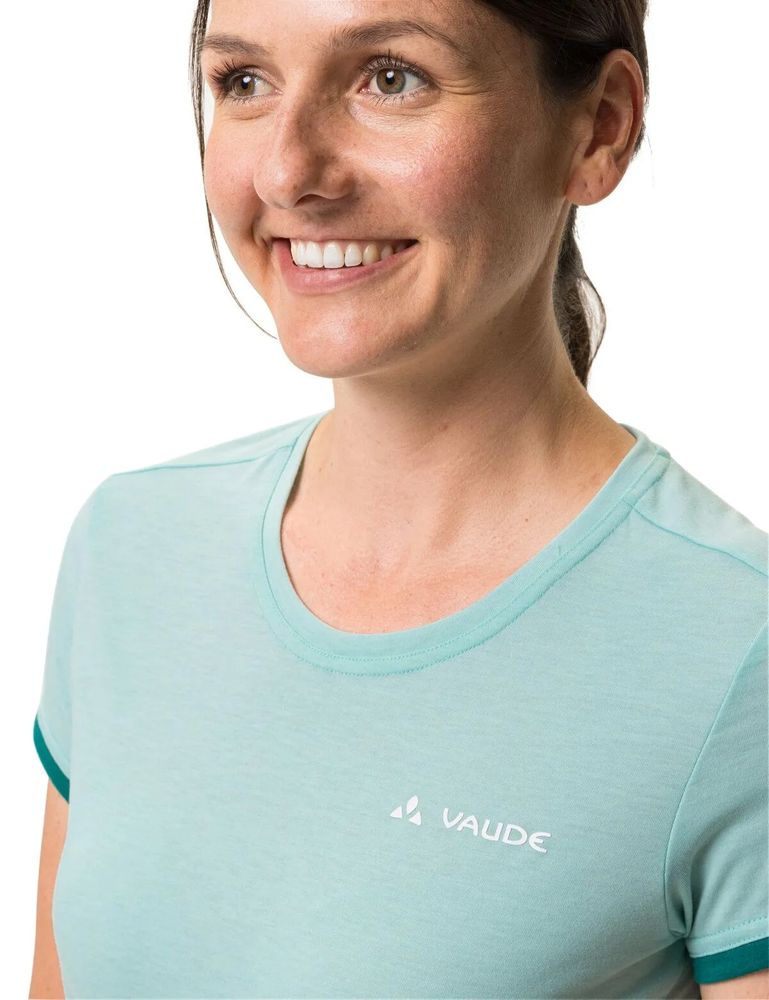 Vaude Women's Sveit Shirt in wave, Detail vorne