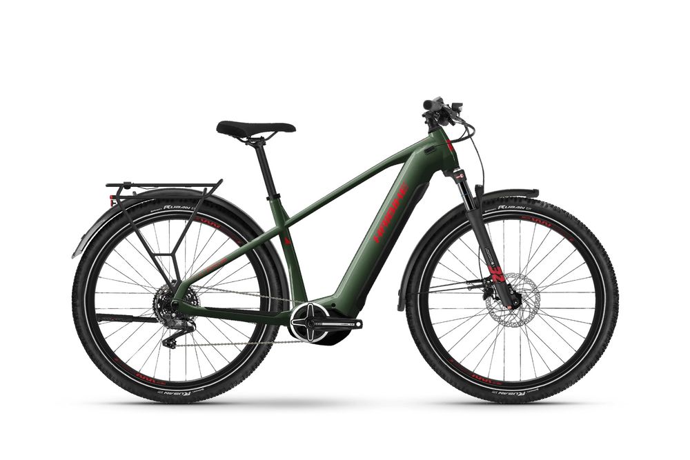 Haibike Trekking 5 - High 2024 - olive/red glänzend