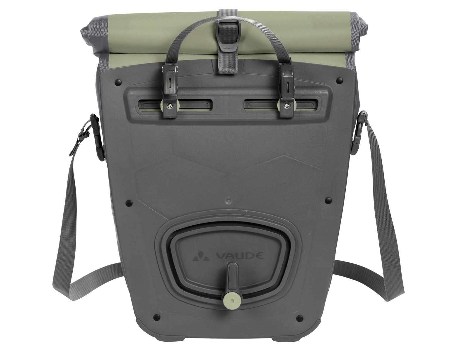 Vaude Aqua Back Fahrradtasche in fango Rückseite