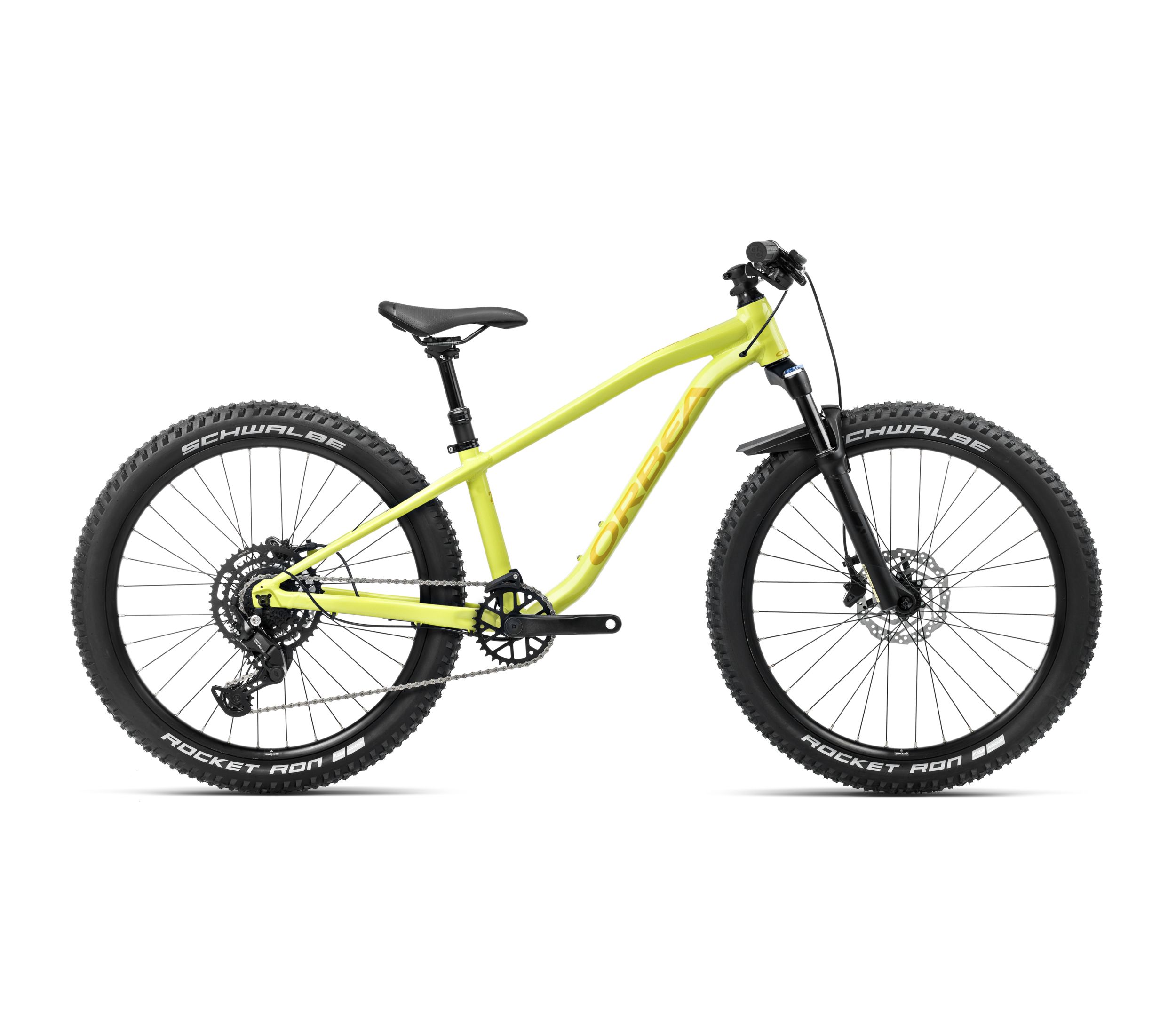 Orbea Laufey 24 H20 Junior 2024 - Spicy Lime - Corn Yellow (Gloss) - Seitenansicht