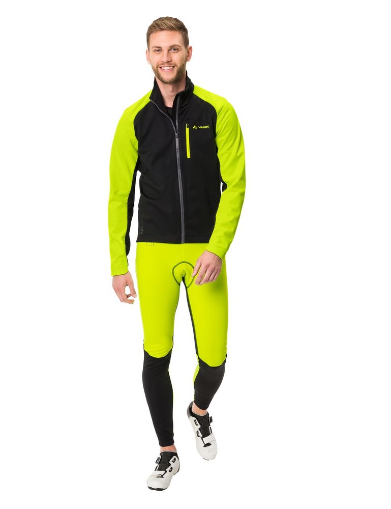 Vaude Men's Posta Softshell Jacket VI in neon yellow Vorderseite