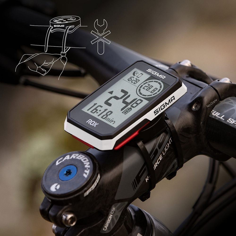 Sigma ROX 2.0 GPS Fahrradcomputer - weiß