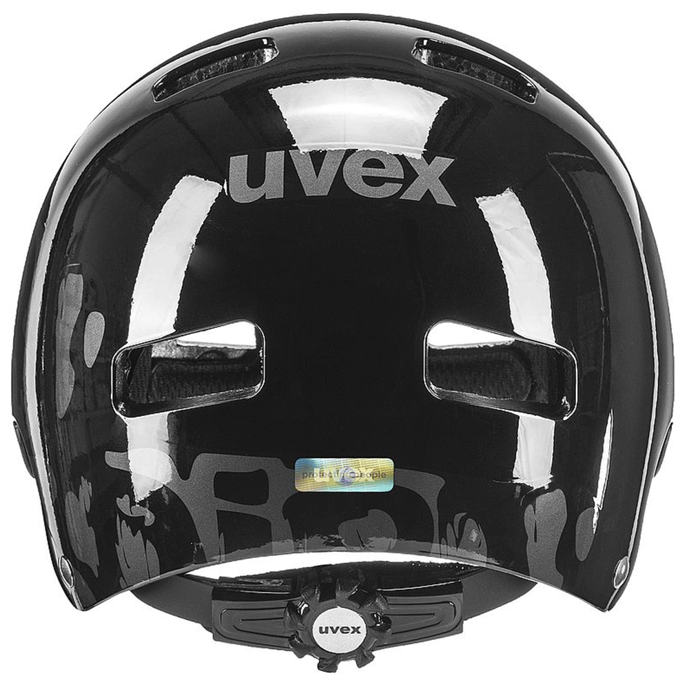 uvex kid 3 Kinderhelm, dirtbike black, Rückansicht