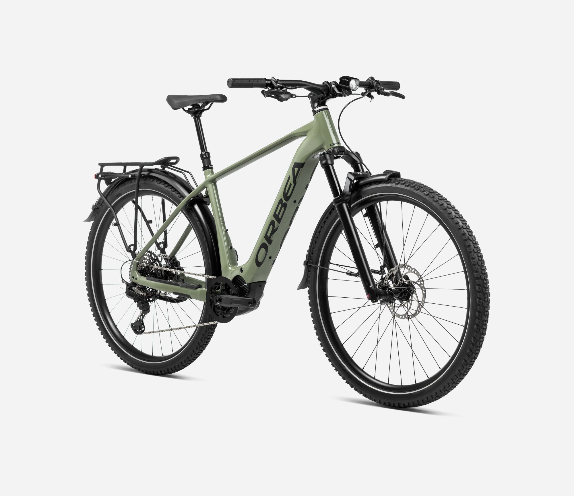 Orbea Kemen SUV 30 2024, Urban Green (Gloss) - Black (Matt), Vorderansicht