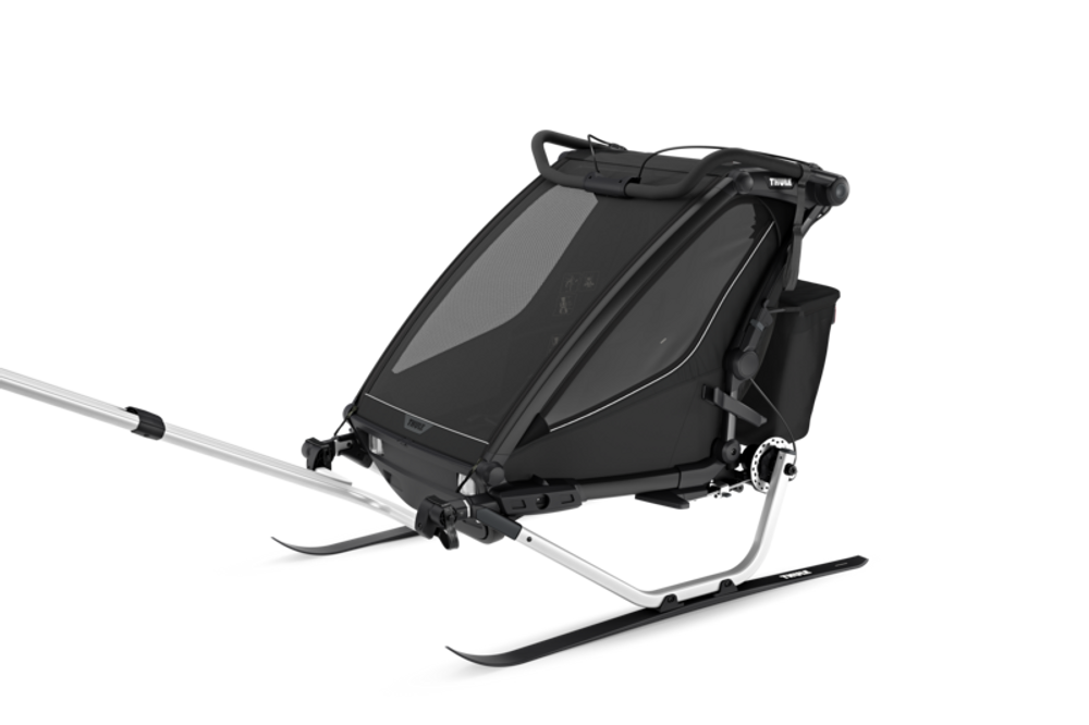 Thule Chariot Sport 2 double, Black, Ski Set