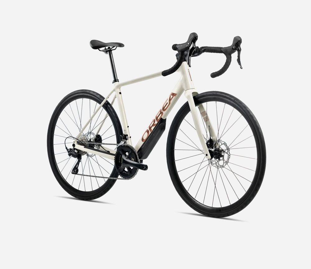 Orbea Avant H30 2025, Ivory White- Titan Bronze (Gloss), Vorderansicht