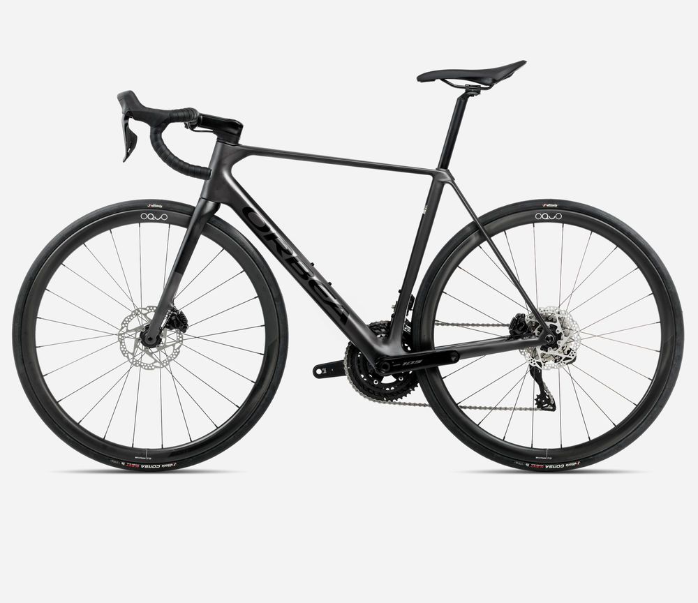 Orbea Orca M35i 2025, Vulcano-Black(Matt) Black (Gloss), Seitenansicht links