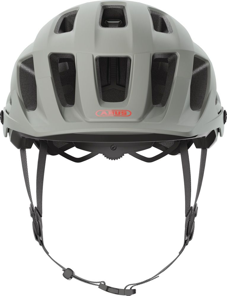 Abus Moventor 2.0 Fahrradhelm/ Chalk grey/ Frontansicht