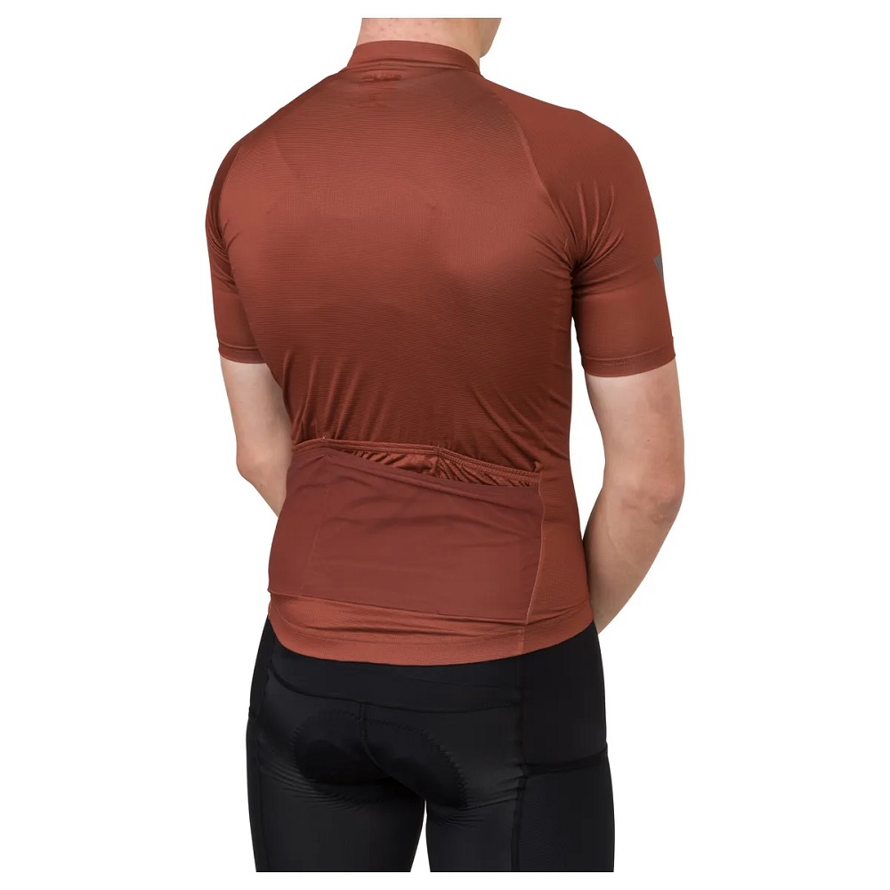 AGU Gravel Shirt Venture Herren, Cinnabar, Rückansicht