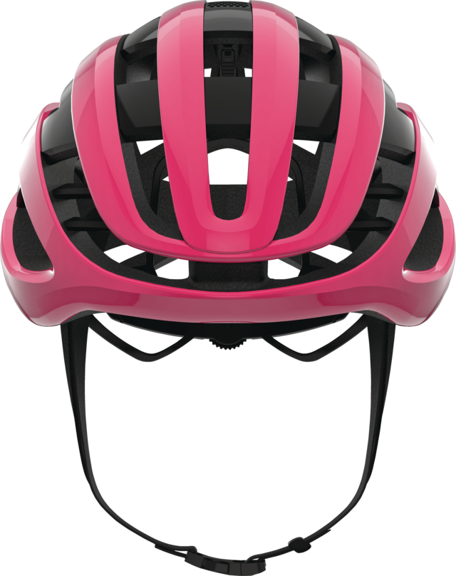 Abus AIRBREAKER Fahrradhelm, fuchsia pink, Frontansicht