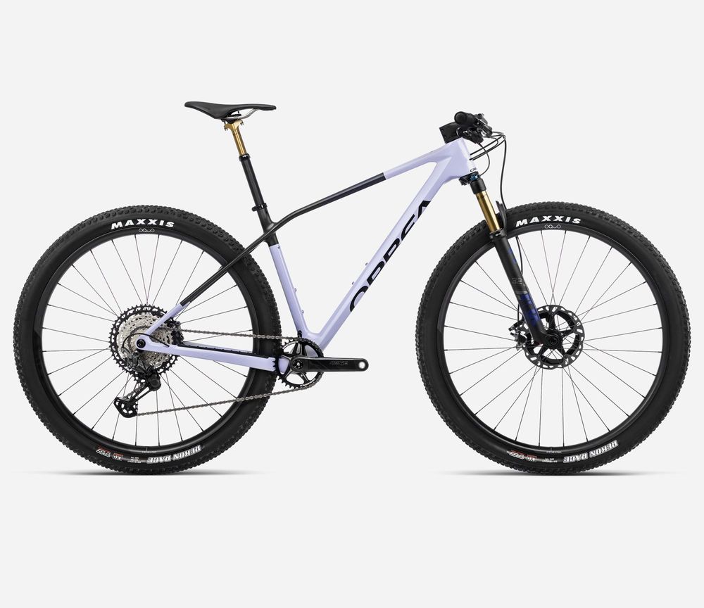 Orbea Alma M Team MTB 2023 - Digital Lavender (Gloss) - Carbon Raw (Matt)