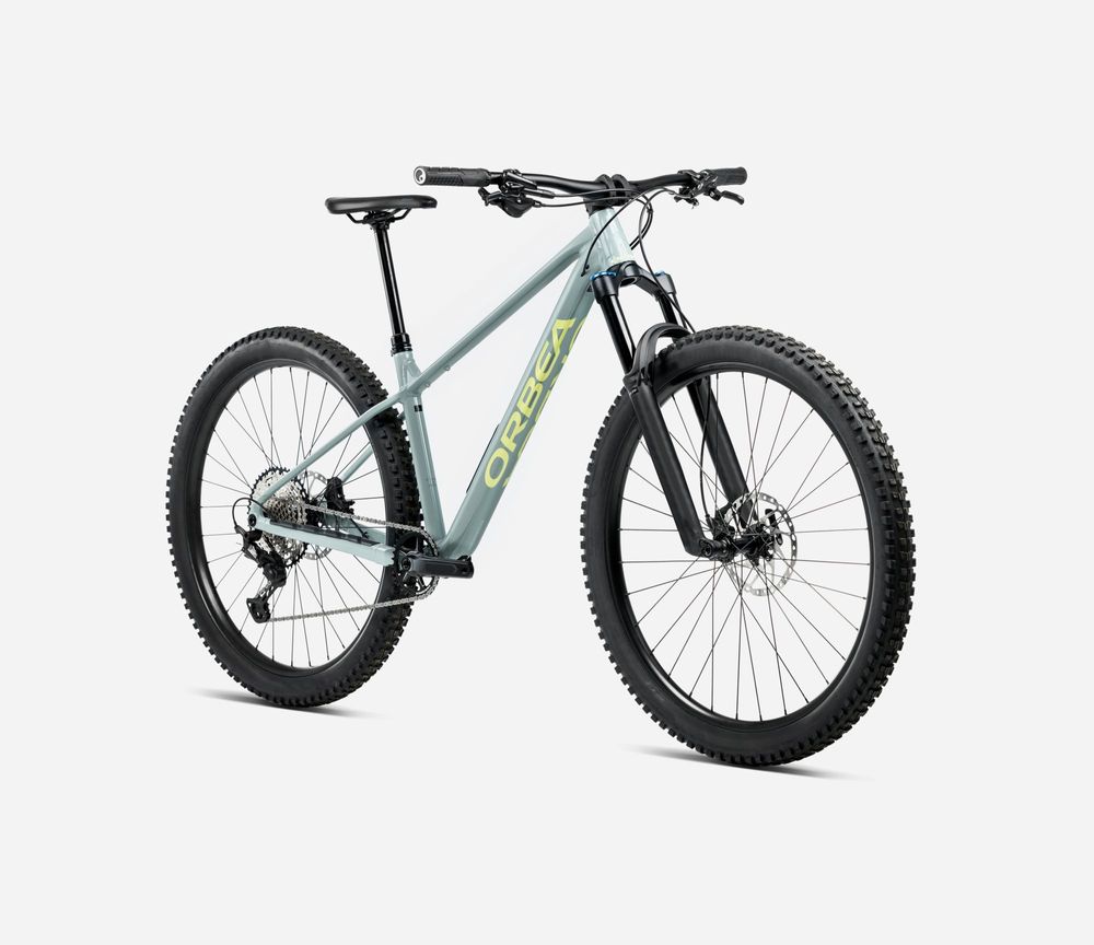 Orbea Laufey H30 2025, Blue Stone - Spicy Lime (Gloss), Vorderansicht