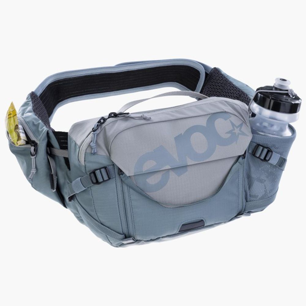 Evoc Hip Pack Pro 3 + Hydration Bladder 1,5l - 2024 - Stone-Steel - Detailansicht