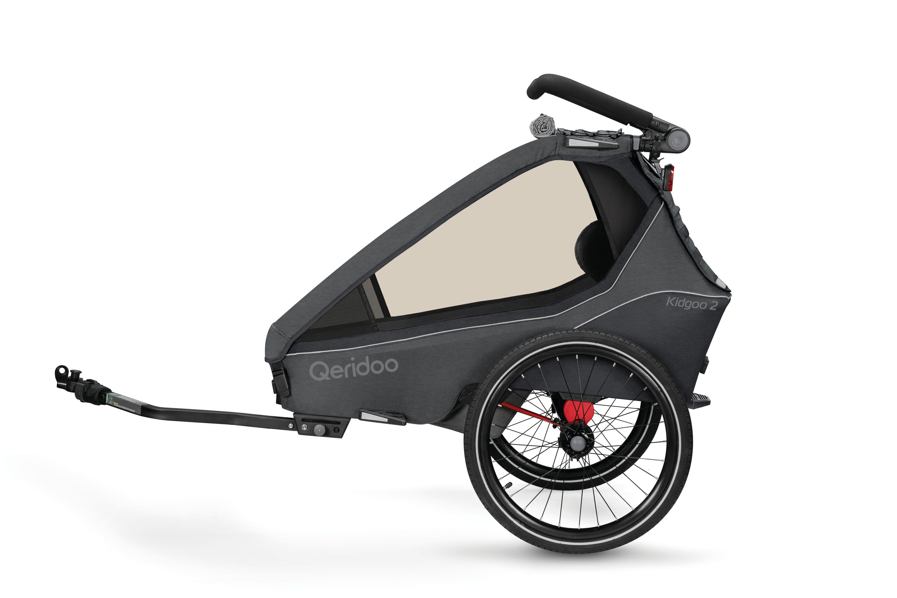 Qeridoo Kidgoo 2 2023, steel grey, Seitenansicht