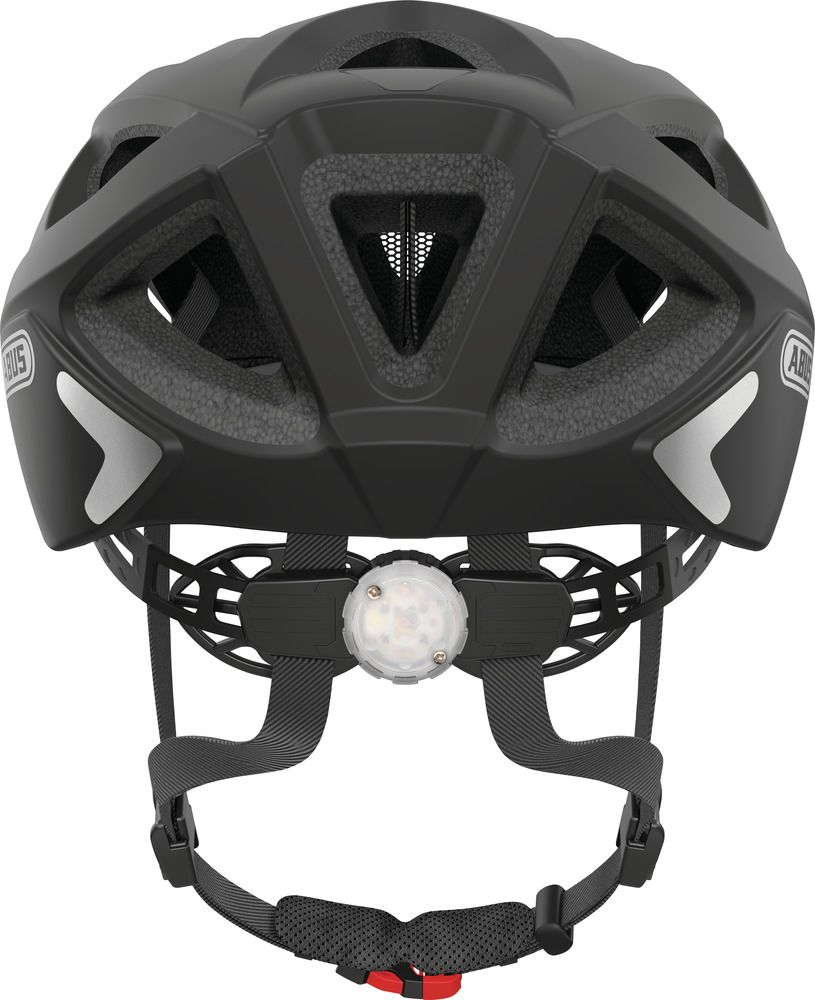 Abus ADURO 2.0 Fahrradhelm/ velvet black/ Rückansicht