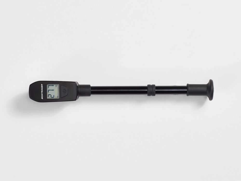 Bontrager Pumpe Dämpferpumpe mit Digitalanzeige Black