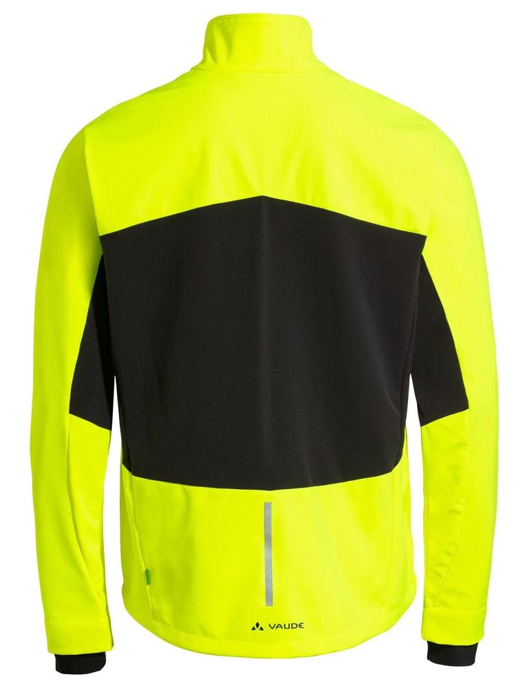 Vaude Men's Qimsa Softshell Jacket II in neon yellow,Rückansicht