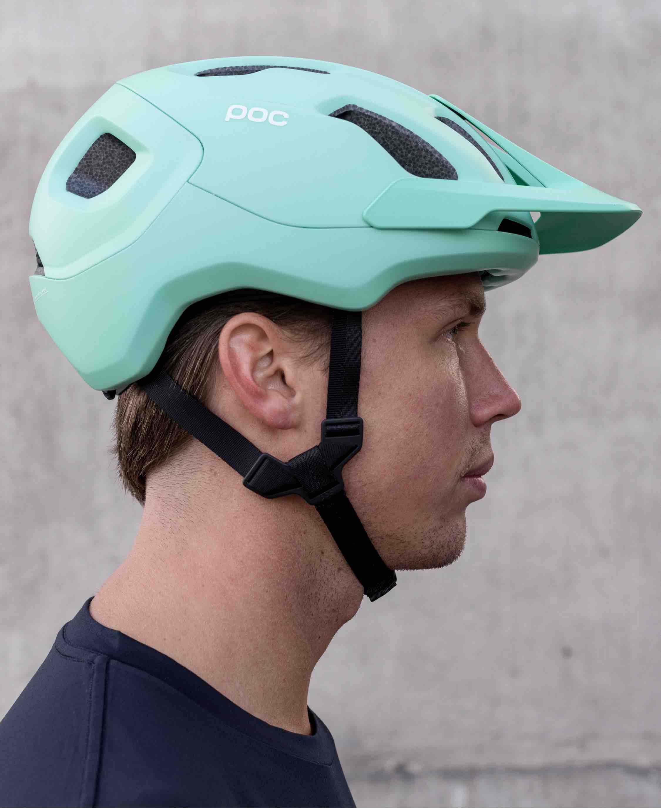 POC Axion SPIN Fahrradhelm - Fluorite Green Matt