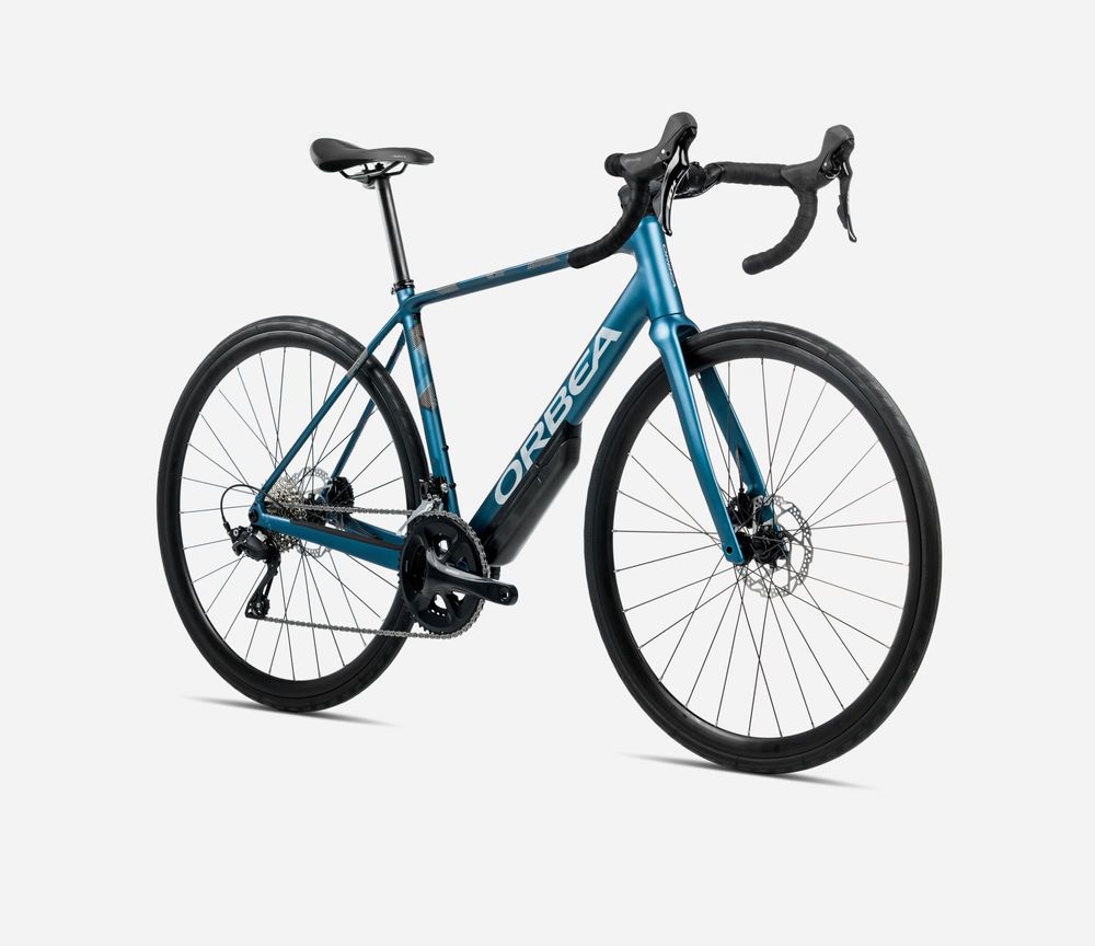 Orbea Avant H40 2025, Slate Blue (Matt) - Halo Silver (Gloss), Vorderansicht