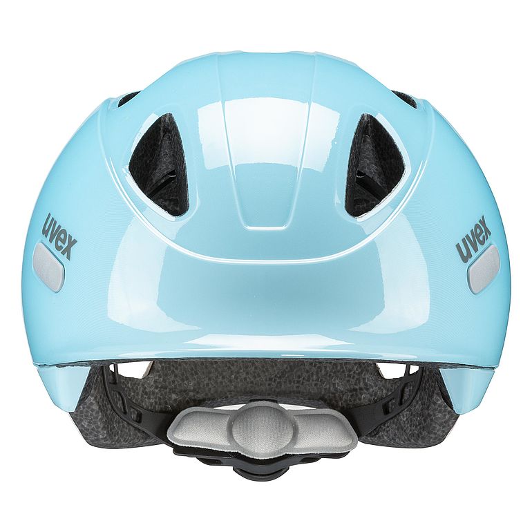 uvex oyo Kinderfahrradhelm, cloud blue - grey, Vorderansicht