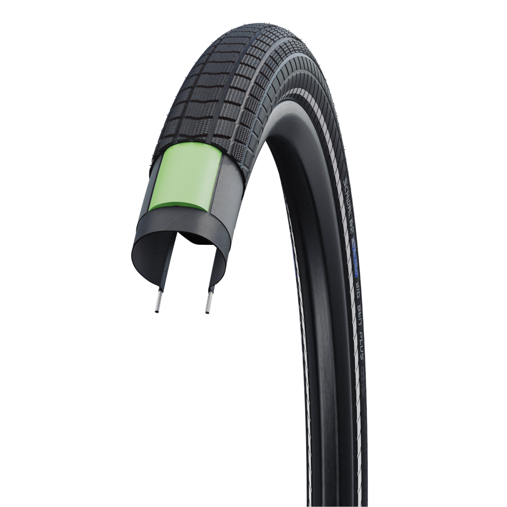 SCHWALBE BIG BEN PLUS Draht mit Reflexstreifen Performance Line Reifen