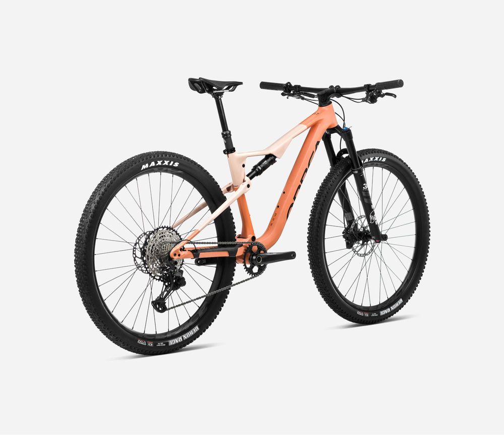 Orbea Oiz H30 2024, Apricot Orange -Limestone Beige (Matt), Seitenansicht hinten