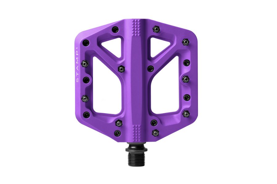 Crankbrothers Stamp 1 Gen 2 - Small, Plattform-Pedal - purple