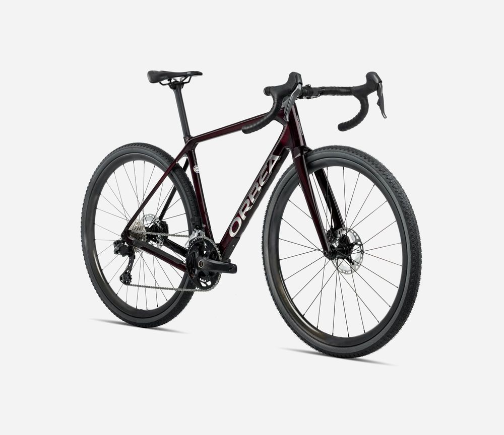 Orbea Terra M20 Team 2025 - Wine Red Carbon View (Gloss)